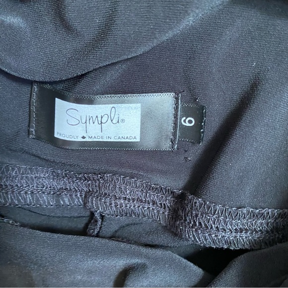 Sympli Black High Rise Leggings Size 6 - Picture 3 of 5